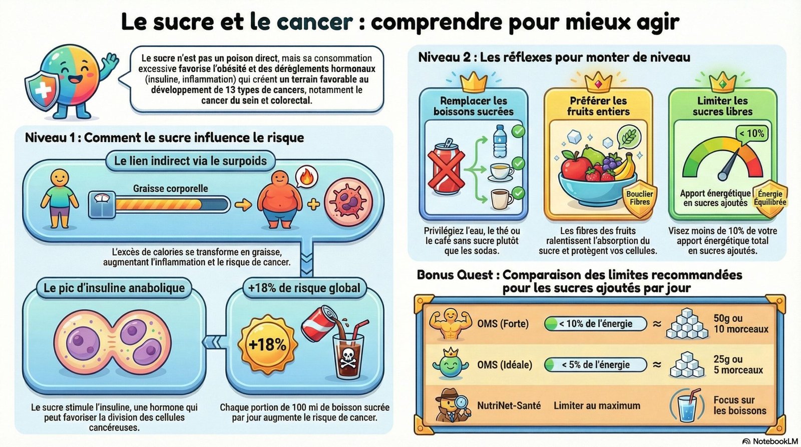 Gamified couleurs vives fond blanc