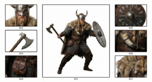 viking cinematique, photoréaliste